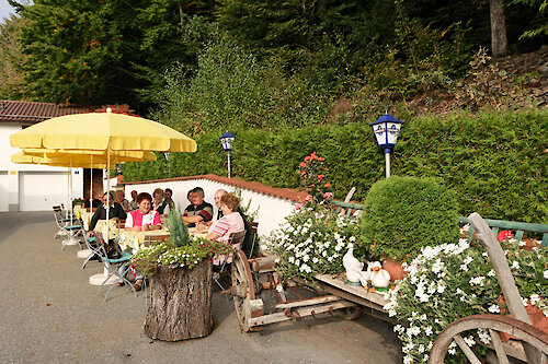 Pension mit Biergarten Bayerischer Wald